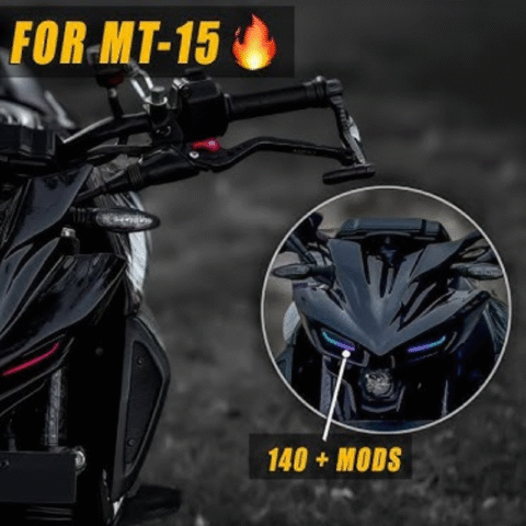 Yamaha MT Bluetooth Smart Drl Light For Headlight Modification Fully App Controlled 140+ Running mods and 16M costum Colours