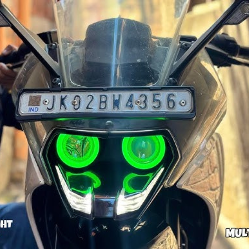 KTM RC 200 Bluetooth Smart Drl Light For Headlight Modification Fully App Controlled 140+ Running mods and 16M costum Colours